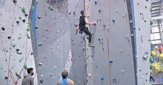 'It's a full body workout': Climb to new heights at Central Rock Gym