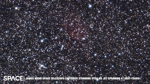 36K views · 741 reactions | The James Webb Space Telescope's Near Infrared Camera (NIRCam) captured a massive stellar jet in the Sharpless 2-284 (Sh2-284) nebula. Credit: NASA, ESA, CSA, STScI, Y. Cheng (NAOJ), J. DePasquale (STScI), N. Bartmann (ESA/Webb) | edited by Space.com's Steve Spaleta | Space.com | Facebook