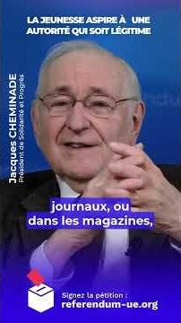 Jacques Cheminade : " La jeunesse aspire à une autorité qui soit légitime "