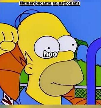 Homer became an astronaut #simpsons