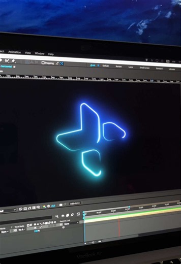 Logo animation in After Effects 😇 What do you think? #logoanimation #logo #gesign #aftereffects #motiongraphics