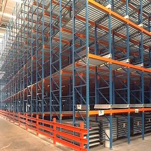 Industrial Warehouse Storage Racking Gravity Flow Rack Heavy Duty Flow Roller Pallet Flow Racking