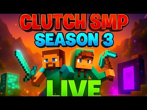 Minecraft live CLUTCH SMP SEASON 3 #shorts