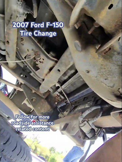 #Tire Change 2007 #Ford #f150 #roadsideassistance #tips #automobile #mechanic