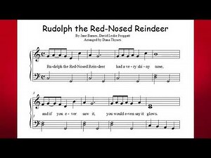 Rudolph the Red-Nosed Reindeer Intermediate Piano