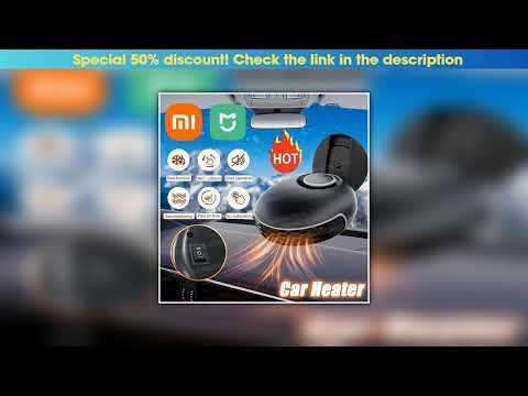 Get Xiaomi Car Heater Fan 150W Car Heater Mini Electric Cooling Heating 12V/24V Auto Windshield Def
