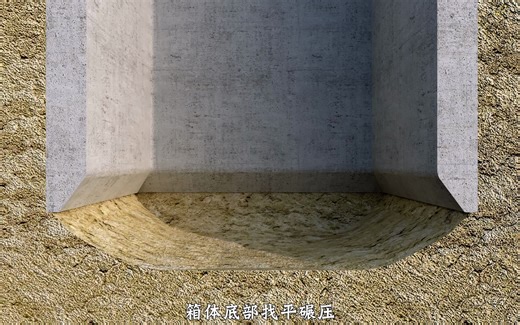 沉井施工工艺流程，精品工程动画展示，石家庄工程施工三维演示视频