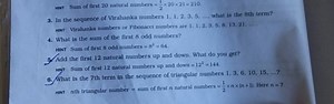 In the sequence of Virahanka numbers 1, 1, 2, 3, 5, ..., what i... | Filo
