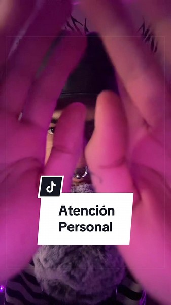 Un poco de atención personal para tu relajación de este día 💤 #asmr #relajacion #atencionpersonal #mouthsounds #asmrhandmovements