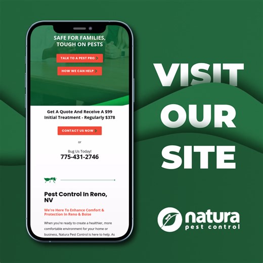 Your comfort and peace of mind matter most. Natura Pest Control delivers safe, organic-based pest management that protects your home or business while caring for the environment. 👉 Learn more about how our natural approach creates healthier, safer spaces. Visit https://www.naturapc.com/s/J2Y8I80 | Natura Pest Control - Boise, Formerly EcoSense Pest Control