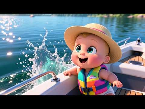 Speed Boat Splash With Baby 🚤🌊 Fun Water Adventure Song for Kids