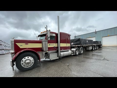 How To Tarp A Transport Truck Flatbed Load!