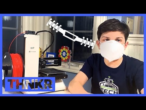 Using 3D Printing to Fight COVID-19 | Kids Teaching Kids | As Seen on The Today Show!