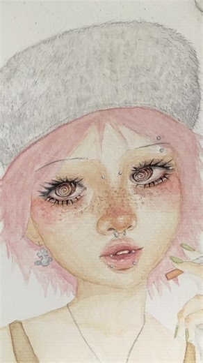 Creating Heart Shaped Smoke Effect | Watercolor Face Painting