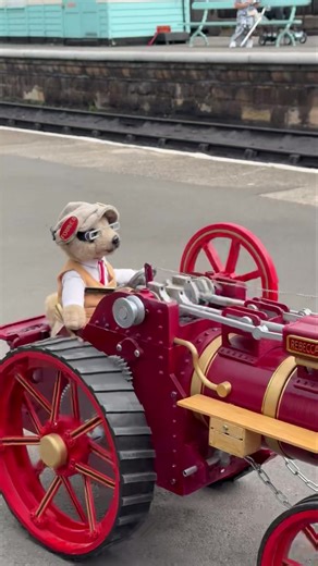 460K views · 9.5K reactions | Some days you never know what you are going to see in our platforms! Today it’s this fantastic 3D printed remote control traction engine from Rebecca and Tim at Model steam adventures #heritagerailway #nymr #grosmont #tinytraction #3dprinting | North Yorkshire Moors Railway | Facebook