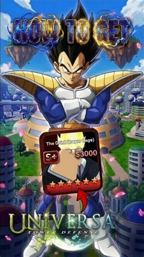 How to get Limit Breaker Prince (Vegeta) In Universal Tower Defense X!