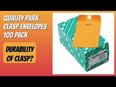 REVIEW (2026): Quality Park Clasp Envelopes 100 Pack. Features