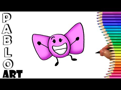 How to draw Bow from Inanimate Insanity | Learn to Draw step by step