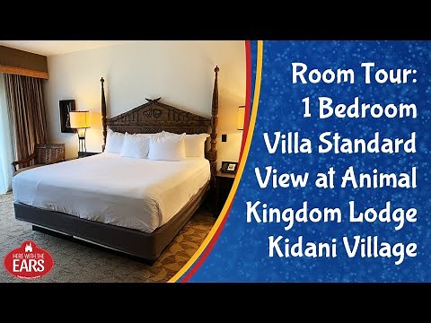 Animal Kingdom Lodge: Kidani Village - 1 Bedroom Villa - Room Tour