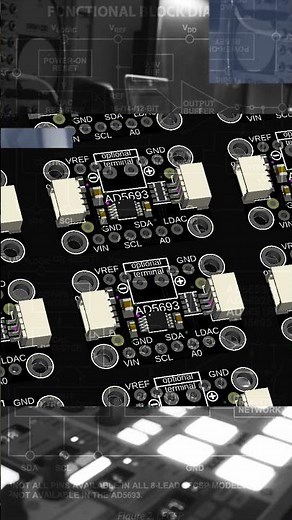 PCB of the Day! AD5693 16-Bit DAC QT 🔌📈🔋