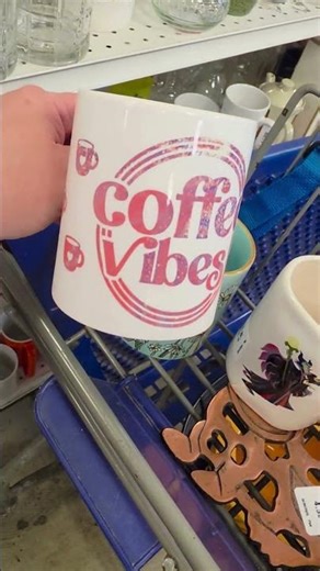 Thrifting Coffee Mugs Good Morning #caffeine Vibes