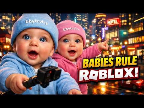 Tiny Babies Take Over Roblox City! 👶🏙️