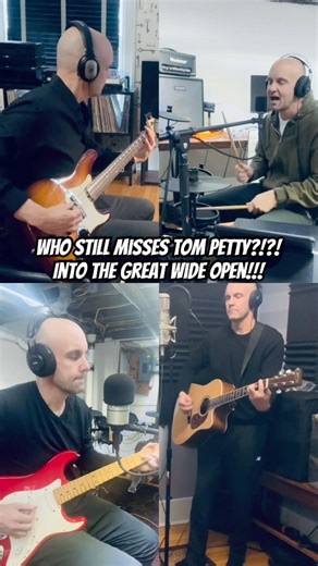 BACK TO 1991! Tom Petty Into The Great Wide Open cover #tompetty #90smusic #fyp #singingdrummer #joe