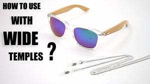 Watch How to use eyeglasses chains with wide temples on Amazon Live
