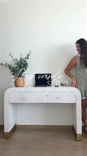 Mother Of Pearl Console Table #artandcraftfurniture #indiancraftsmanship #furniture #shopping #home