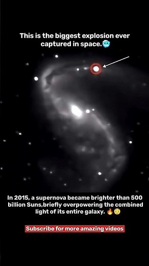 Biggest Explosion Ever Recorded in Space | The Universe’s Most Powerful Blast