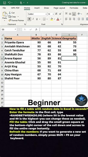 Generate Random Data Fast
