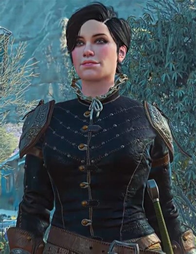 The Ribbon Saved Her Life ❤️ | The Witcher 3 | Song - Heavenly Jumpystyle (Slowed) #edit #shorts
