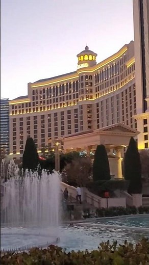 Evening outside Caesars Palace Las Vegas #lasvegashotels