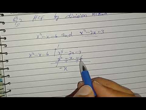 HCF by division method ||Class 9th Mathematics