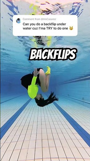 Underwater Backflips: 3 Different Ways to Flip Out