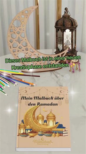 Dieses Malbuch ist aus neuen Ideen entstanden 💡 Nach einer kreativen Blockade habe ich mir Zeit genommen – und mit Blick auf den kommenden Ramadan neue Inspiration gefunden 🌙 Jetzt ist das Malbuch fertig ✨ und bald geht es weiter mit Band 3 meiner Buchserie: 25 Geschichten über die Propheten – mit Geschichten, Rätseln & Ausmalbildern für Kinder. Schritt für Schritt 🤍 #malbuch #kinderbuch #ramadanvorbereitung #ramadanideen #kreativeblockade