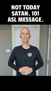10K views · 141 reactions | ❤️ How to sign NOT TODAY SATAN. --- Not Today Satan eBook! 101 ASL Messages!  https://ablelingo.com/p/not-today-satan/ | Able Lingo ASL - American Sign Language | Facebook