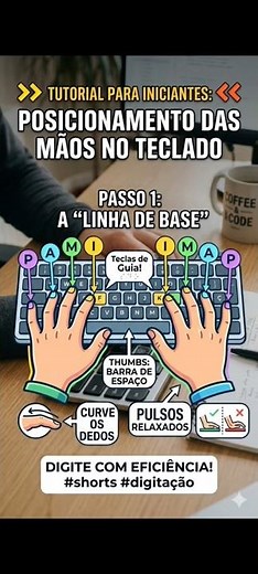 Digite mais rápido ⏩ #shortvideo #informáticabásica #information
