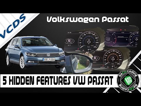 UNLOCK 5 HIDDEN FUNCTIONS | VW PASSAT B8 | #VCDSCODING