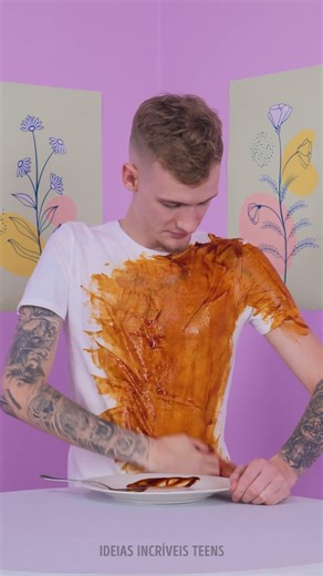 Como remover uma mancha de ketchup? 😉