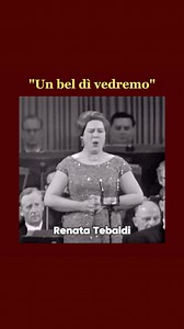 Soprano Renata Tebaldi sings "Un bel dì vedremo" from the opera "Madama Butterfly" by G. Puccini in 1960 Conductor: Carlo Felice Cillario Orchestra: Bayerischen Staatsoper Orchestra Video credit: ARD Mediathek #ClassicDivinity #ClassicalMusic #Music #ClassicalMusicians #ClassicalMusiciansofInstagram #Orchestra #Conductor #Symphony #Composer #RenataTebaldi #MadamaButterfly #Puccini #Opera #OperaSinger #Soprano | Classic Divinity