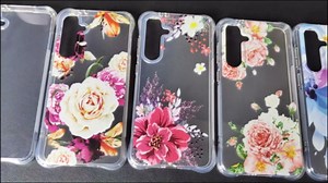 Osophter for Galaxy S26 Ultra Case: Clear Women Girls Boys Reinforced Corners TPU Shock-Absorption Flexible for Samsung Galaxy S26 Ultra Phone Case-Red Flower