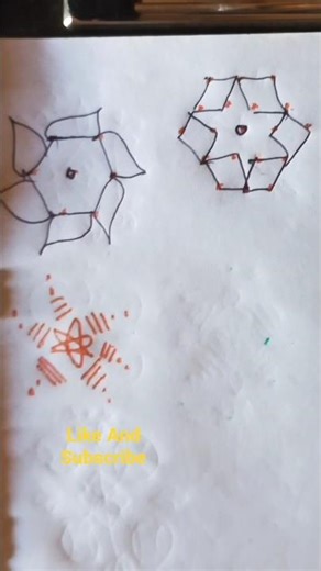 "Create Stunning Dotted Rangoli Designs with Ease"😊 #drawing #art #indianrangole