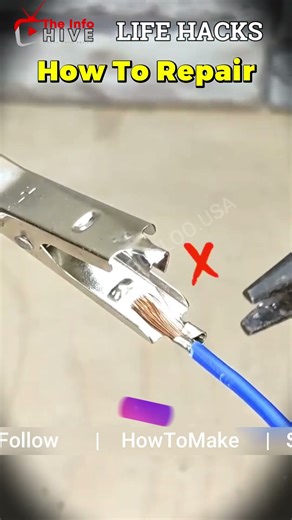 How To Repair Best #shorts #shortsfeed #lifehacks #electrical #diy #theinfohive