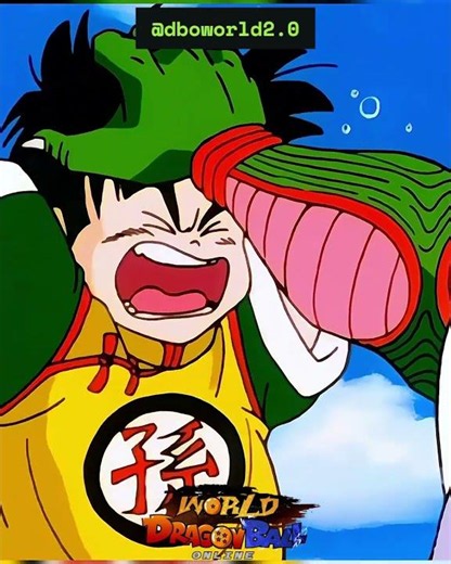 Piccolo Throws Gohan #dragonball #dragonballonline #dragonballz #goku #anime #db #dbz #anime