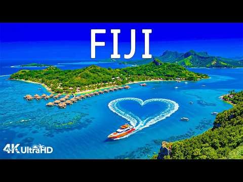 [4K] Fiji 🇫🇯 Hidden Beaches, Palm Paradise & Deep House Island Escape 4K Ultra HD Visuals