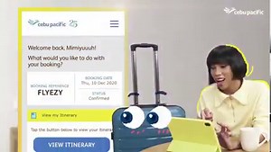 6.1K views · 926 reactions | Keep tabs on your flight with just a tap! FLY EASY and safely and manage your bookings via the Cebu Pacific app or website. Going online is key! Book NOW at cebupacificair.com #MoreSmilesAhead ASC Reference Code: C071N091621CS | Cebu Pacific Air | Facebook