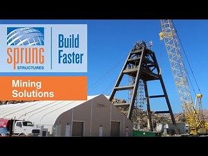 Sprung Industrial Solutions: Sprung Mining Structures