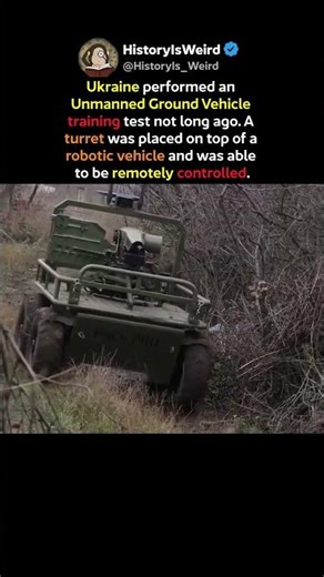 Ukraine's New Combat Robot Changes Everything #Shorts