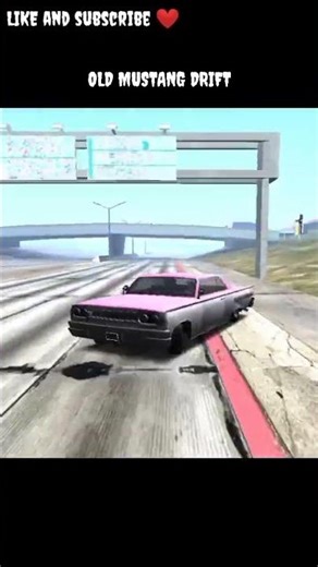 EPIC OLD MUSTANG Drift in GTA San Andreas! 🔥🚘💨 |#shortsfeed #shorts #foryou